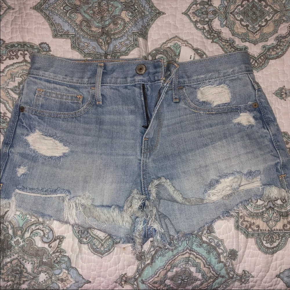 Abercrombie distressed shorts